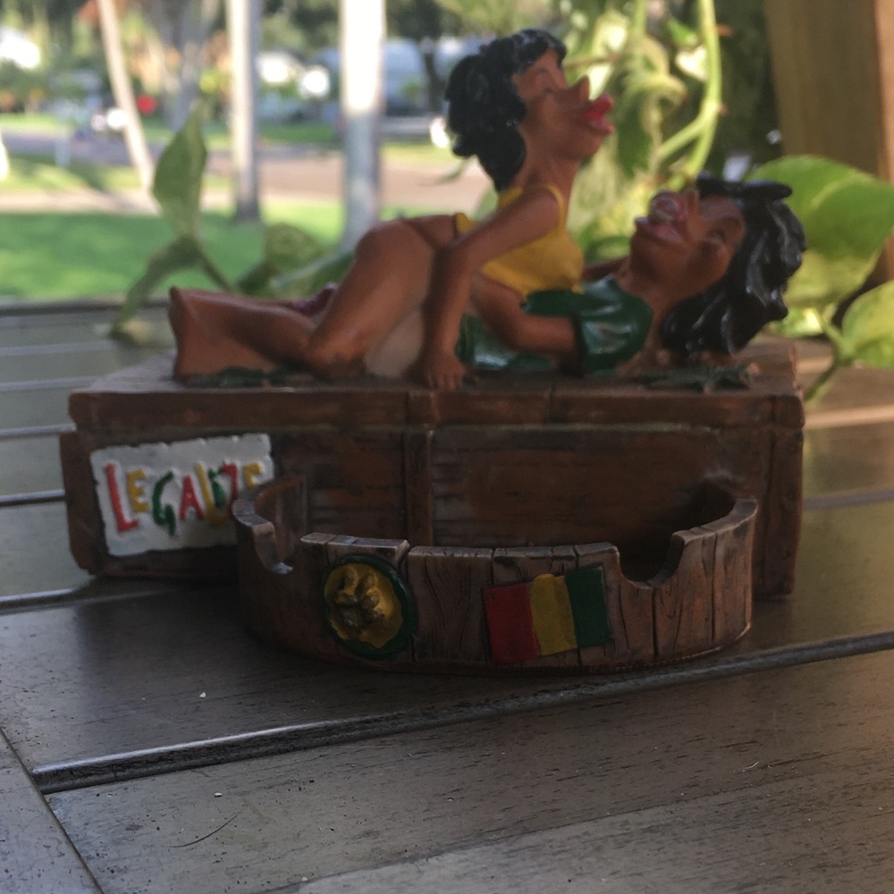 CAUTION: Vulgar Jamaica Ashtray